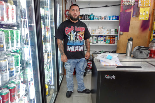 God Loves Miami Black T-Shirt